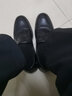 北欧图（BEIOUTU）男鞋商务休闲鞋圆头套脚英伦软面皮西装正装皮鞋 1716 黑色 44 实拍图