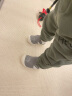 基诺浦 本体感鞋 6-10个月婴儿地板鞋 线下同款 春秋款 宝宝室内鞋 女 TXGBT010 颜色：中灰/白色 110mm_内长12/脚长10.6-11.5cm 晒单实拍图