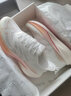 特步【2000公里二代】跑鞋女两千公里耐磨回弹跑鞋体考竞训女跑步鞋 帆白/荧光樱粉【珞樱彩虹-女】 35 实拍图