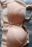 霞婷（xiating）【2件装】哺乳文胸孕妇内衣怀孕期文胸罩女舒适聚拢大码薄款喂奶 21-07桔色+灰色（四排四扣） 38/85C 实拍图
