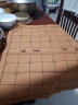 弈流（YILIU）大号皮革象棋盘实用围棋盘便携式旅行棋具绒布棋单面双面PU耐用型 50规格象棋单面盘 实拍图