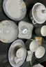 谛斯维尔（DISHWEER）碗盘餐具整套轻奢碗具套装乔迁之喜陶瓷盘子碗筷花开富贵76头 实拍图