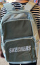 斯凯奇（Skechers）双肩包男女同款学生经典红色书包时尚大容量休闲运动旅行通勤背包 文艺绿/03WV 实拍图