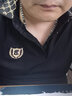 皮尔卡丹（pierre cardin）冰丝棉短袖t恤男士新款夏季休闲潮流半袖百搭P.olo衫夏装上衣针织 黑色 2XL 135-150斤 实拍图