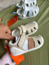 基诺浦（ginoble）宝宝学步鞋24夏季软底透气婴儿凉鞋男女8-18个月儿童机能鞋GB2203 蛋糕米/奶糖米/吐司棕 125mm 脚长12.5-12.9cm 晒单实拍图