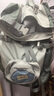Mr.ace Homme轻便防水大容量露营包旅行书包运动户外背包男 雾蓝灰+灰帽子 实拍图