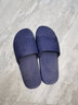 乐拖浴室拖鞋男夏季室内家用洗澡防滑情侣居家居软底简约凉拖鞋女夏天 藏青色 40-41 (适合39-40的脚穿) 实拍图
