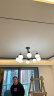 饰梦新中式复古实木中古客厅吊灯北欧胡桃色餐厅卧室灯具组合全屋套餐 【两室一厅】套餐16 实拍图