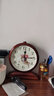 康巴丝（Compas）座钟家用台式客厅创意欧式复古桌面电子大号老式摆件康巴丝书房 古金3020 直径35.5厘米 实拍图