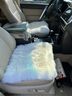 明仔 汽车坐垫冬季纯羊毛坐垫保暖毛皮一体厚羊毛座垫车用后排座椅垫 浅卡其-三件套 本款适合99%车型-下单备注 实拍图