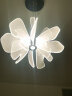 松伟玉蝶轻奢现代简约客厅卧室餐厅LED吊灯 玉蝶D-8X6W(适用10~12㎡) 晒单实拍图