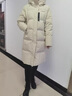雅鹿羽绒服女2024年新款中长款女士羽绒服女加厚蓄热休闲时尚保暖外套 米色（蜂窝蓄热内里） XL（140-155斤） 实拍图