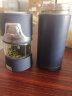 束氏茶水分离杯双层玻璃泡茶杯男士便携车载过滤保温杯男教师礼物礼品 睿智蓝(双层不锈钢保温)可定制 实拍图