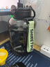 雄泰（XiongTai）大容量塑料杯耐高温男士运动健身水壶女学生军训大容量水杯 黑色1700ml+贴纸 实拍图