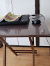 木马人简易免安装折叠桌餐桌饭桌餐桌椅收纳桌椅小方桌长木桌子茶几茶桌 升级款-茶色正方形60*60 实拍图