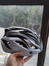 TOOKTRO专业山地自行车头盔代驾安全帽子儿童平衡公路车单车骑行头盔男女 一体成型头盔白黑 实拍图