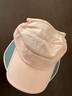 卡蒙（Kenmont）夏季女透气可伸缩帽檐遮阳帽跑步防紫外线轻薄速干防晒空顶帽3113 裸粉色 可调节 56.5cm 实拍图
