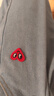 查尔斯桃心牛仔裤男女情侣同款爱心logo刺绣纯色简约基础款宽松潮流百搭长裤 实拍图