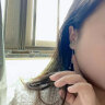倾爱S925银耳环女蝶恋花和田玉耳饰圆珠流苏耳线国风生日礼物送女友 蝶恋花流苏银耳环 实拍图
