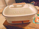 OIDIRE 多功能锅 电火锅二代料理锅电蒸锅家用烤肉锅煎烤机多用途锅电煮锅大容量复古网红锅 2.5L -DGN02【深煮锅+煎烤盘蒸笼】 实拍图
