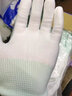 手套劳保耐磨工作PU涂指涂掌尼龙涂胶透气防滑涂层薄款夏季防晒女 白色涂掌手套（24双） L 实拍图