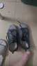 尤萨解放鞋男女工地干活民工防滑耐磨劳保训练布鞋帆布迷彩帆布胶鞋子 经典黑色（高质加厚橡胶底） 43 实拍图