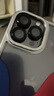 毕亚兹 适用苹果13Pro/13ProMax镜头钢化膜 iphone13promax后摄像头保护膜【3颗】金属边框鹰眼黑 JM222 实拍图