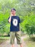 POUM休闲工装七分裤男士夏季潮流速干冰丝运动短裤TQ05牛油果绿M 实拍图