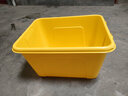茶花（CHAHUA）茶花塑料收纳箱衣物整理箱35L58L68L多规格玩具整理箱储物 【黄色】 【58升*1个装】59.5*47.5*32.5cm 实拍图