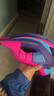 洛克兄弟儿童骑行头盔平衡车滑步车全盔自行车轮滑安全帽可拆卸 升级款蓝粉紫（全盔半盔可切换） M 实拍图
