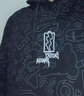 鸿星尔克官方旗舰连帽卫衣男秋季休闲运动套头衫【电池熊猫】 51222302105 正黑 XL 实拍图