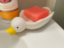 百露卡通创意陶瓷肥皂盒可爱鸭子香皂盒置物架卫生间不积水沥水皂碟托 陶瓷鸭肥皂盒（短脖子) 晒单实拍图