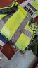 反光马甲道路施工建筑工地环卫反光背心交通警示马夹透气反光衣 加厚拉链过肩款 荧光黄 均码 实拍图