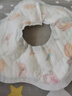 babycare婴儿口水巾纯棉纱布三角巾围嘴围兜一次性柔软小方巾防水便携饭兜 斯纳德小鹿【花瓣口水巾-20片】 实拍图