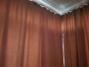 金蝉（JINCHAN）高遮光窗帘整套客厅卧室加厚防晒挂钩窗帘绒布 可可蛋奶 180*240 实拍图