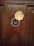 雷鸟 防盗门猫眼通用门镜家用高清玻璃镜片防撬金属门眼堵孔高清猫眼 孔径16-20=门厚52-73红古 实拍图