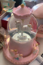 IMVE爱莎水晶球音乐盒六一儿童节礼物送女生八音盒玩具女孩生日3-14岁 大号粉色旋转木马（声控+飘雪） 实拍图