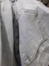 牵魅牛仔裤男薄款宽松韩版潮流百搭学生休闲夏季阔腿九分裤子 浅蓝 2XL 实拍图