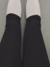 艾舞戈儿童舞蹈裤女孩芭蕾舞练功裤黑色弹力紧身拉丁舞直筒裤子芭裤 黑色-七分裤-莫代尔 160码 (身高160-165cm) 晒单实拍图