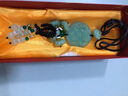 柬渝 汽车挂件车内饰品挂饰男士汽车高档吊饰女士车载吊坠摆件创意车载后视镜装饰 出入保平安符用品礼盒装 双面-出入平安（莲花款） 实拍图