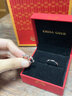 中国黄金（CHINA GOLD）S999足银莫比乌斯环蝴蝶对戒一对简约情侣戒指七夕情人节生日礼物 京速达*蝴蝶戒指女戒【S999足银】 开口可调节 实拍图