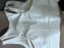 VFU运动内衣女前拉链高强度防震文胸跑步健身瑜伽服背心 白色 L 实拍图