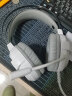 狼蛛（AULA）电脑耳机头戴式耳麦 游戏电竞耳机7.1笔记本电脑重低音有线降噪听声辩位 典雅白【USB+3.5接口】 实拍图