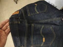 京识牛仔裤男秋冬新款加绒加厚男士弹力宽松直筒中青年休闲大码长裤子 021蓝色加绒+021黑色加绒 30 （110-120斤） 实拍图