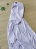 无印良品（MUJI）【防紫外线】 女式 拉链连帽衫防晒衣服外套BB12CC3S 薰衣草色 UPF:50+ 均码（160/84A） 实拍图