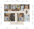轩悦设计（XUANYUE DESIGN） 户型改造设计师室内平面布置图房屋家装修布局方案纯CAD彩色 平面布置图-CAD 实拍图