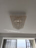 思洛迪 客厅灯LED吸顶灯 现代简约水晶灯长方形灯具灯饰 长1.1米宽70高40 三层 遥控三色 晒单实拍图