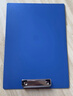 西玛（SIMAA）A4书写文件夹板夹办公用品书写夹板金属强力夹塑料夹板菜单夹写字垫板竖式蓝色100个装厂家直发 实拍图