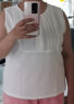 佐琪鱼同款背心女上衣春内搭打底衫显瘦吊带外穿衣服无袖夏 白色 4XL（155-165斤） 实拍图