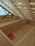 京东京造实木床 天然橡胶木超大储物加高靠背 主卧双人床1.5×2米BW10 实拍图
